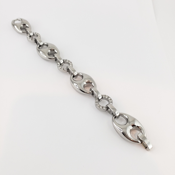 Ann Taylor Modern Statement Bracelet Silver - Picture 14 of 16